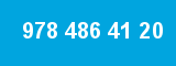 978 486 41 20 978 486 41 20